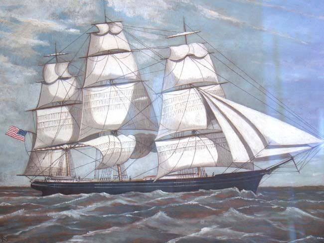An American clipper ship by William Pierce Stubbs circa 1890 — image 3
